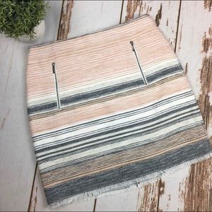 NWT LOFT pencil skirt with raw hem